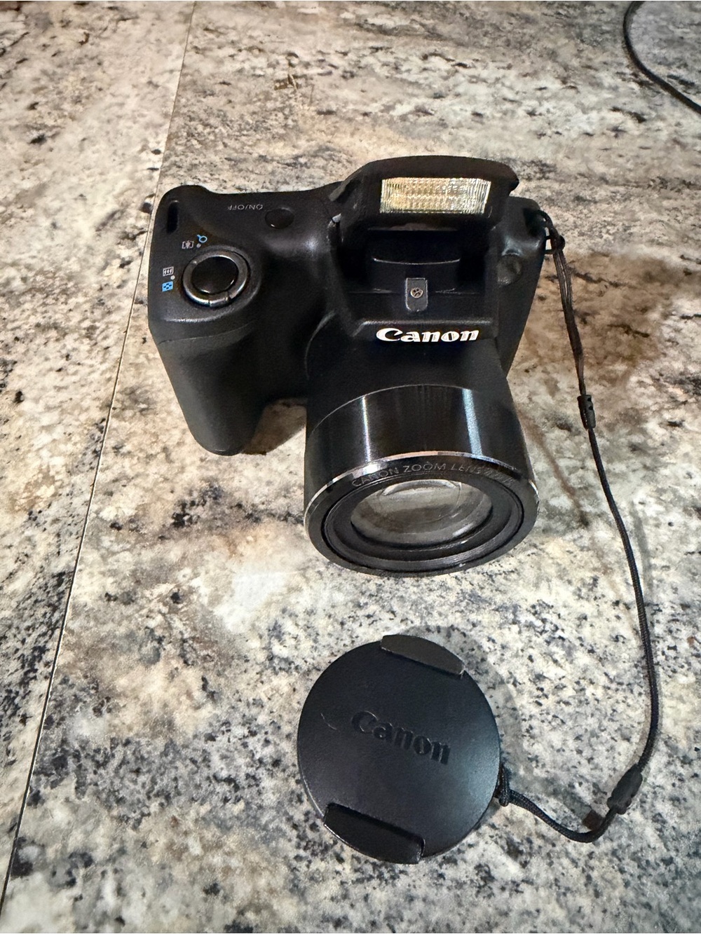 Canon Black Bridge Camera with Case, Strap and Spare Battery - Picture 4 of 4